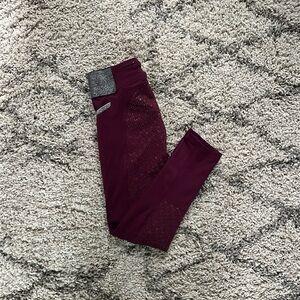 Horze Burgundy Sparkle Riding Tights